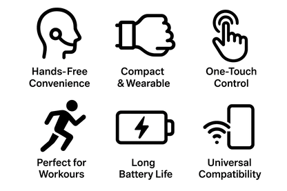 Mini Bluetooth Touch Screen Remote Control Ring